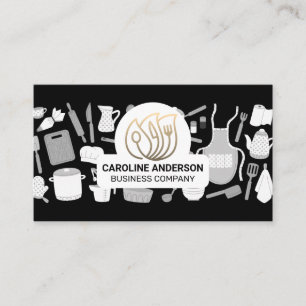 Restaurant-Logo   Küchenzubehör Visitenkarte