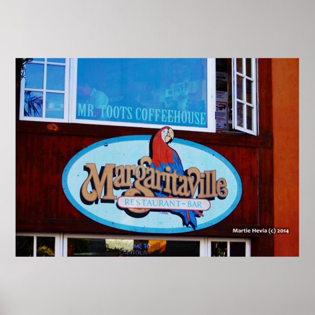 Restaurant Margaritaville & Bar Poster (Vorne)