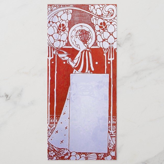 RESTAURANT MENU 1 RACK CARD MENÜKARTE (Vorderseite)