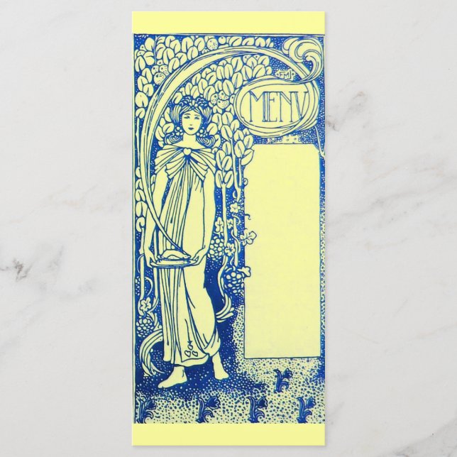 RESTAURANT MENU 2 RACK CARD MENÜKARTE (Vorderseite)