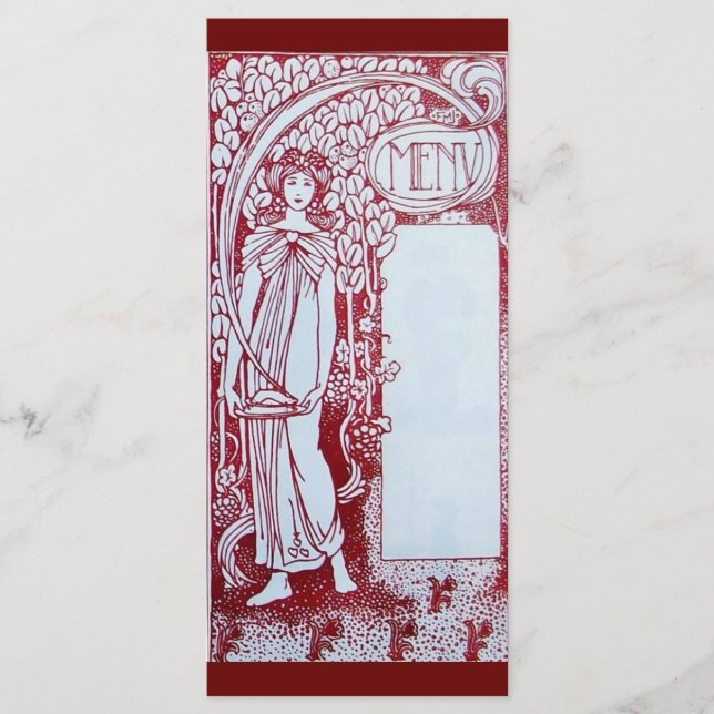 RESTAURANT MENU 2 RACK CARD MENÜKARTE (Vorderseite)