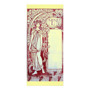 RESTAURANT MENU 2 RACK CARD WERBEKARTE