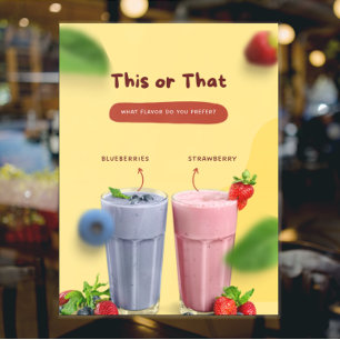 Restaurant Milchshake Werbefrontwerbung Fensteraufkleber