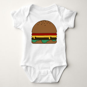 Restaurant mit Hamburger-Spezialitäten Baby Strampler