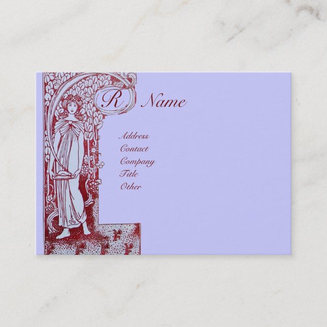 RESTAURANT MONOGRAM 2 VISITENKARTE (Vorderseite)