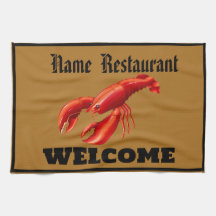 Restaurant Red Crab Lobster Welcome Shop Personali