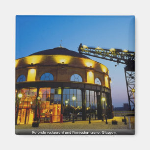 Restaurant Rotunda und Finnieston-Kran, Glasgow, Magnet