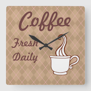 Restaurant Schild Kaffee Wanduhr Küche Geschenk