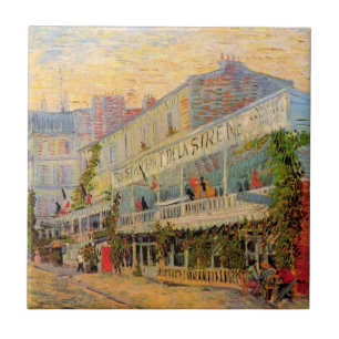 Restaurant Sirene, Asnières von Vincent van Gogh Fliese