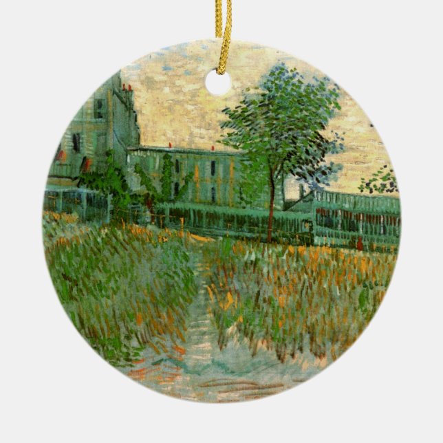 Restaurant Sirene, Asnières von Vincent van Gogh Keramik Ornament (Vorne)