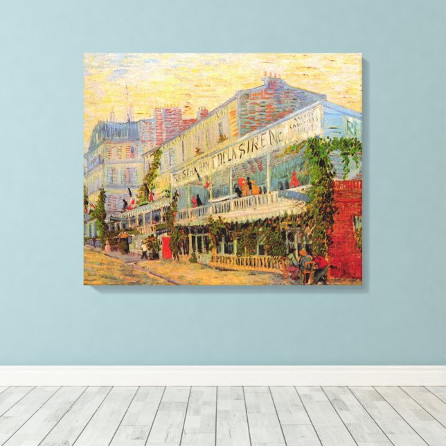 Restaurant Sirene, Asnières von Vincent van Gogh Leinwanddruck (Insitu (Holzboden))