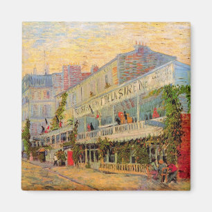 Restaurant Sirene, Asnières von Vincent van Gogh Magnet