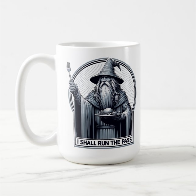 Restaurant Spaß I wird den Pass laufen lassen Kaffeetasse (Links)