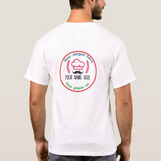 Restaurant T - Shirt mit individuellem Logo