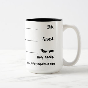 Restaurant-Tasse der Mama - Toleranzniveaus Zweifarbige Tasse
