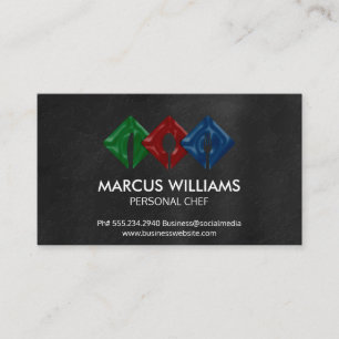 Restaurant Utensilien   Restaurant Kulinarik Visitenkarte