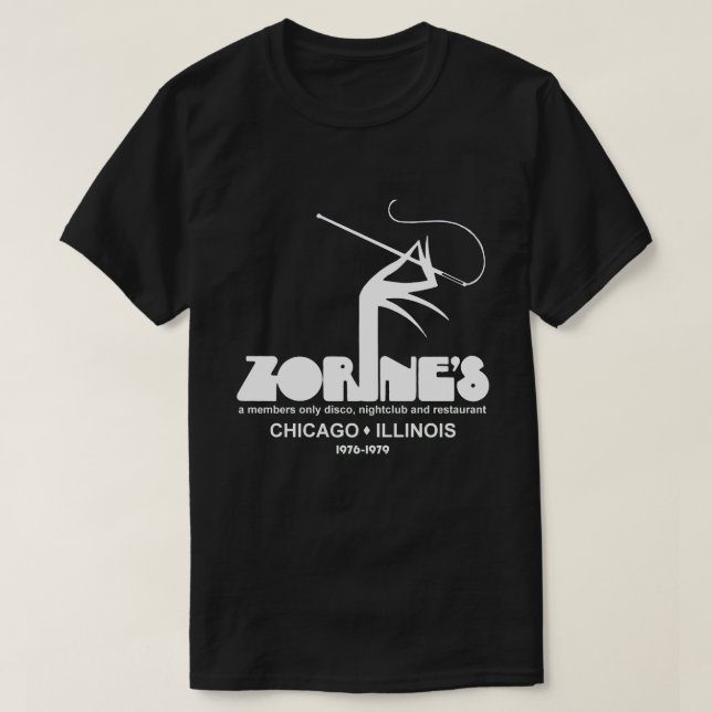 Restaurant Zorine's Disco T-Shirt (Design vorne)