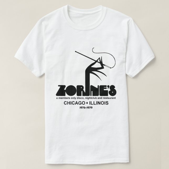 Restaurant Zorine's Disco T-Shirt (Design vorne)