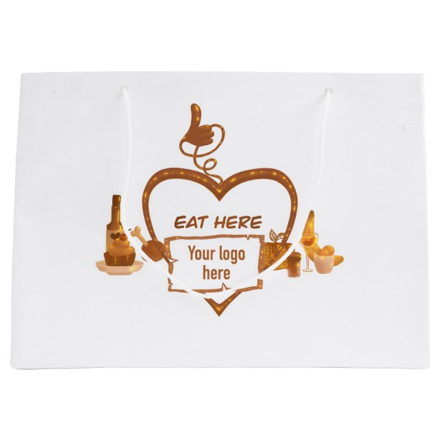 Restaurantbeutel Große Geschenktüte (Vorderseite)