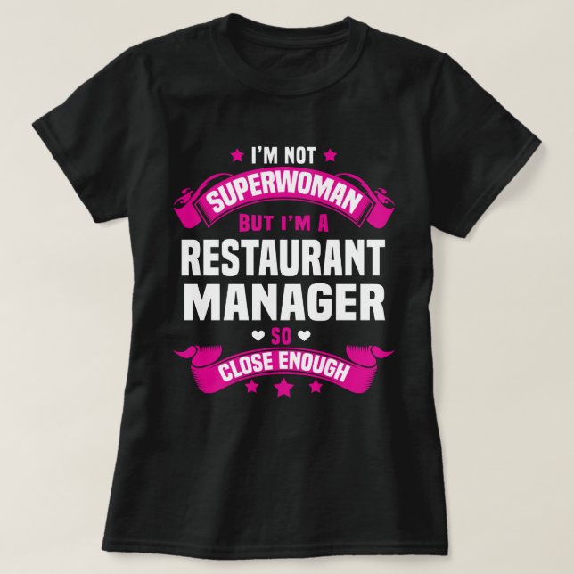 Restaurantdirektor T-Shirt (Design vorne)