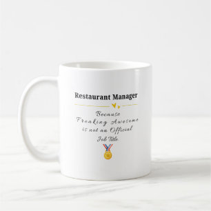 Restaurantmanager Kaffeetasse