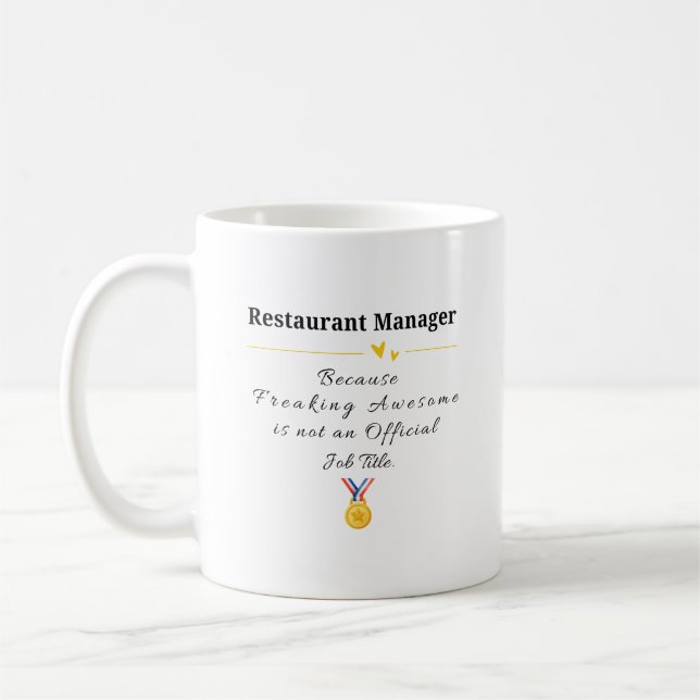 Restaurantmanager Kaffeetasse (Links)
