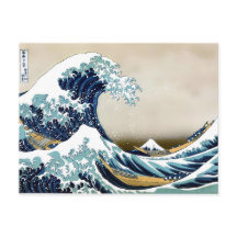 Restaurierte Die große Welle vor Kanagawa von Hoku