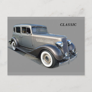 Restaurierter Oldtimer Postkarte