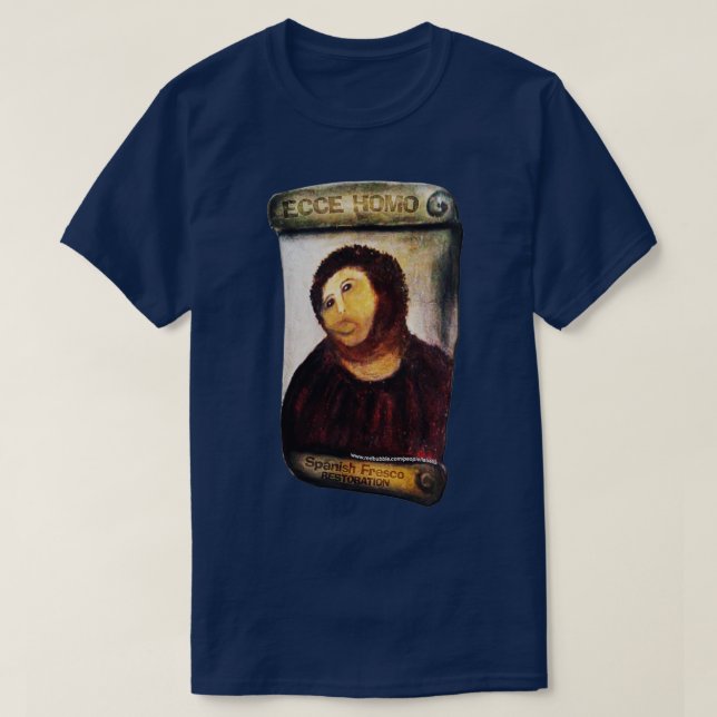 Restaurierung von Ecce Homo T-Shirt (Design vorne)