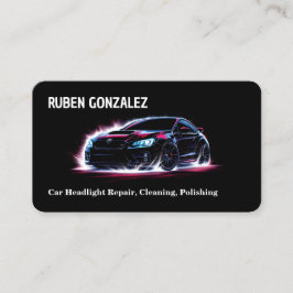 Restaurierung von Scheinwerferleuchten Visitenkarte