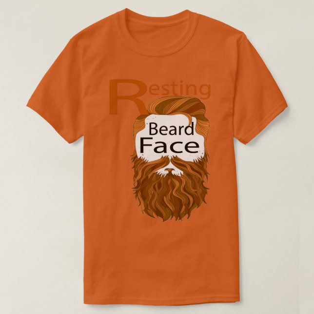 Restbard Face Classic TShirt (Design vorne)