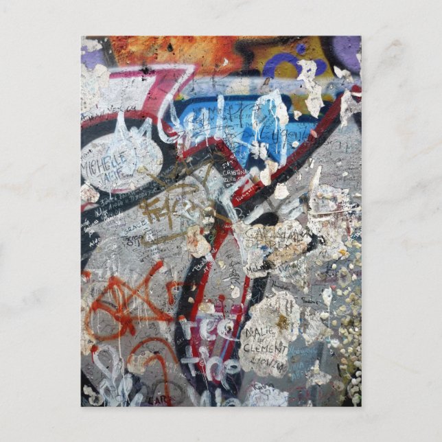 Reste der Berliner Mauer Postkarte (Vorderseite)