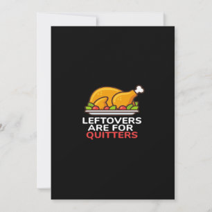 Reste sind für Aufgeber Thanksgiving Lustige Klass Feiertagskarte