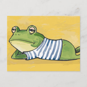 Restfrosch Feiertagspostkarte