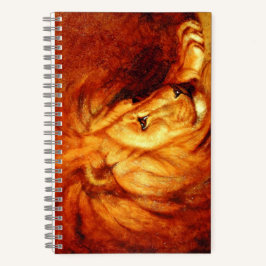 Resting Lion (von Abbott Handerson Thayer) Notizbuch