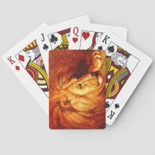 Resting Lion (von Abbott Handerson Thayer) Spielkarten