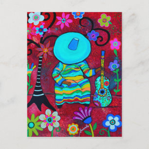 RESTING MARIACHI POSTKARTE