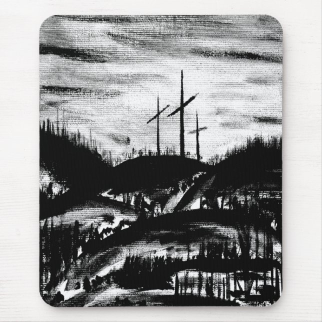 Restlaufkreuz Mousepad (Vorne)