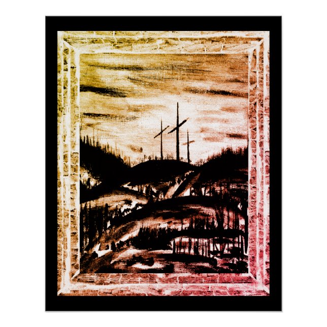 Restlaufkreuz Poster (Vorderseite)