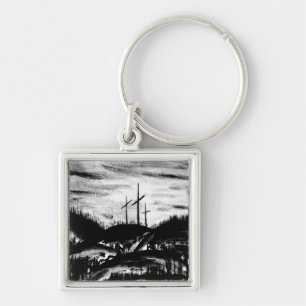 Restlaufkreuz Schlüsselanhänger