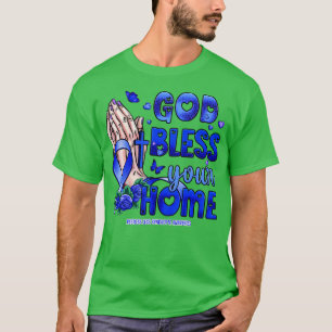 Restless Legs Syndrome Awareness God Segen Glaube T-Shirt