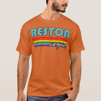Reston Virginia Pride Reston LGBT Geschenk LGBTQ S T-Shirt