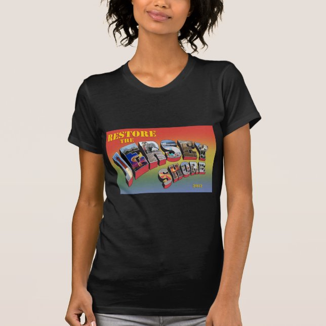 Restore Jersey Shore Hurricane Relief tee shirt (Vorderseite)