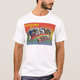 Restore Jersey Shore Hurrikan-Hilfe tee shirt