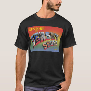 Restore Jersey Shore Hurrikan-Hilfe tee shirt