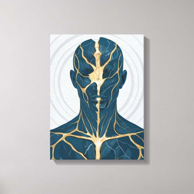 Restored I A – Healing and Balance Art Leinwanddruck (Vorderseite)