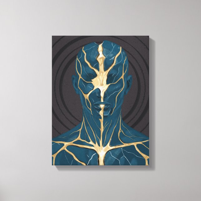 Restored I B – Healing and Balance Art Leinwanddruck (Vorderseite)