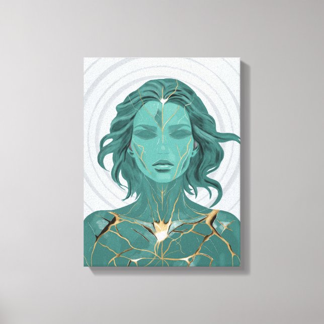 Restored II A – Healing and Balance Art Leinwanddruck (Vorderseite)