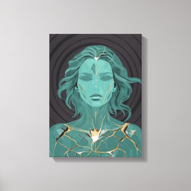 Restored II B – Healing and Balance Art Leinwanddruck (Vorderseite)