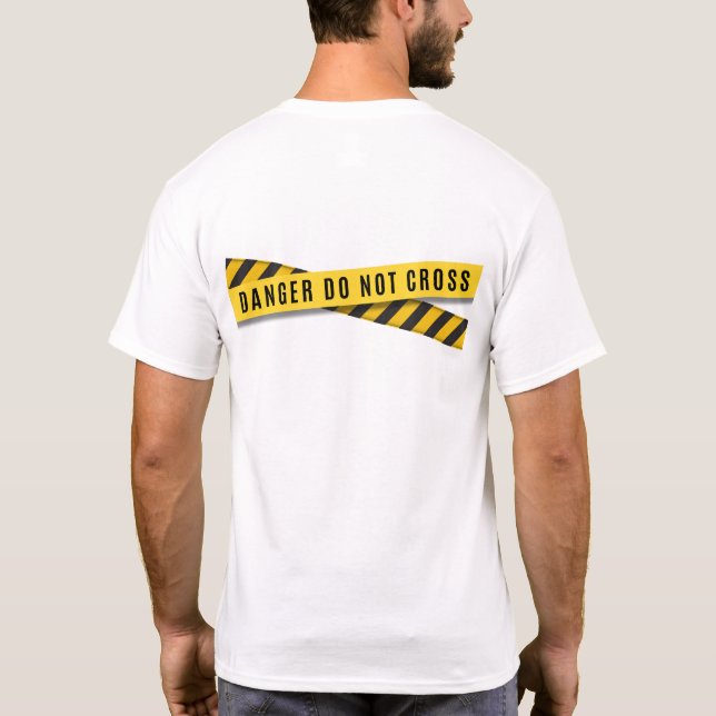 Restricted Area Streetwear T-Shirt (Rückseite)
